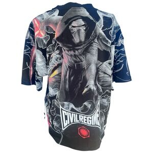 Civil Regime X Star Wars Darth Maul Kylo Black TShirt S Cyber Grunge Streetwear